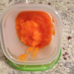 Carrot, Onion and Farro Purée