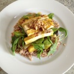 Roasted Vegetables with Seared Tofu and Squash Sauce: Monday Meal