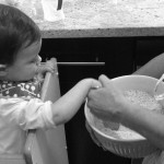 Someone's in the Kitchen with Mommy