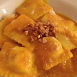 Roasted Squash Sauce with Cheese Ravioli: Monday Meal