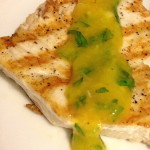 Grilled Swordfish with Mango Sauce: Monday Meal