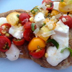 Mini Tomato & Corn Salad Pizzas: (Meatless) Monday Meal