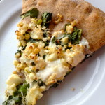 Cauliflower and Collards Pizza