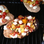 Tomato & Corn Salad Pizza
