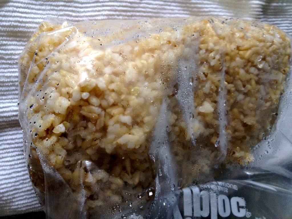 Freeze cooked rice in portions you'd like to use so you have a grain ready to add to recipes.