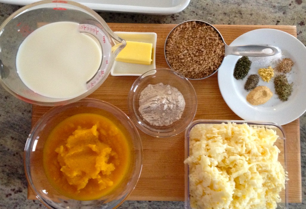 Prepping for Pumpkin Macaroni & Cheese
