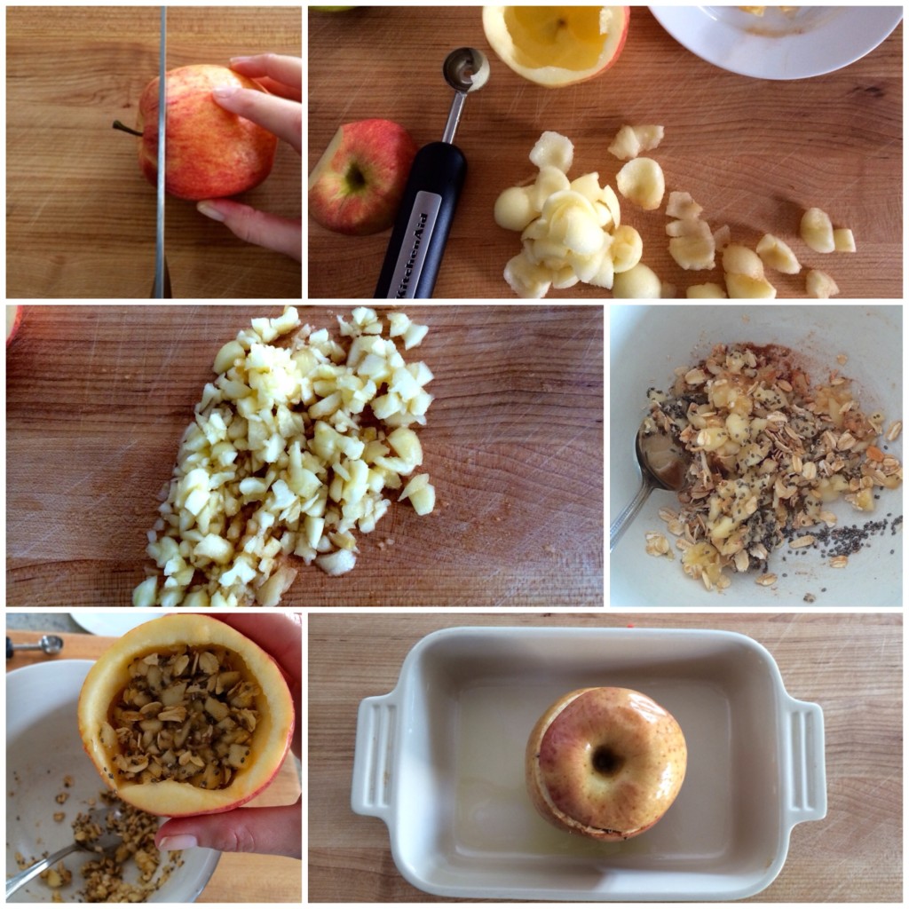 Steps to making Vegan Baked Apples with Oatmeal