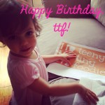 Happy Birthday, teeny tiny foodie!