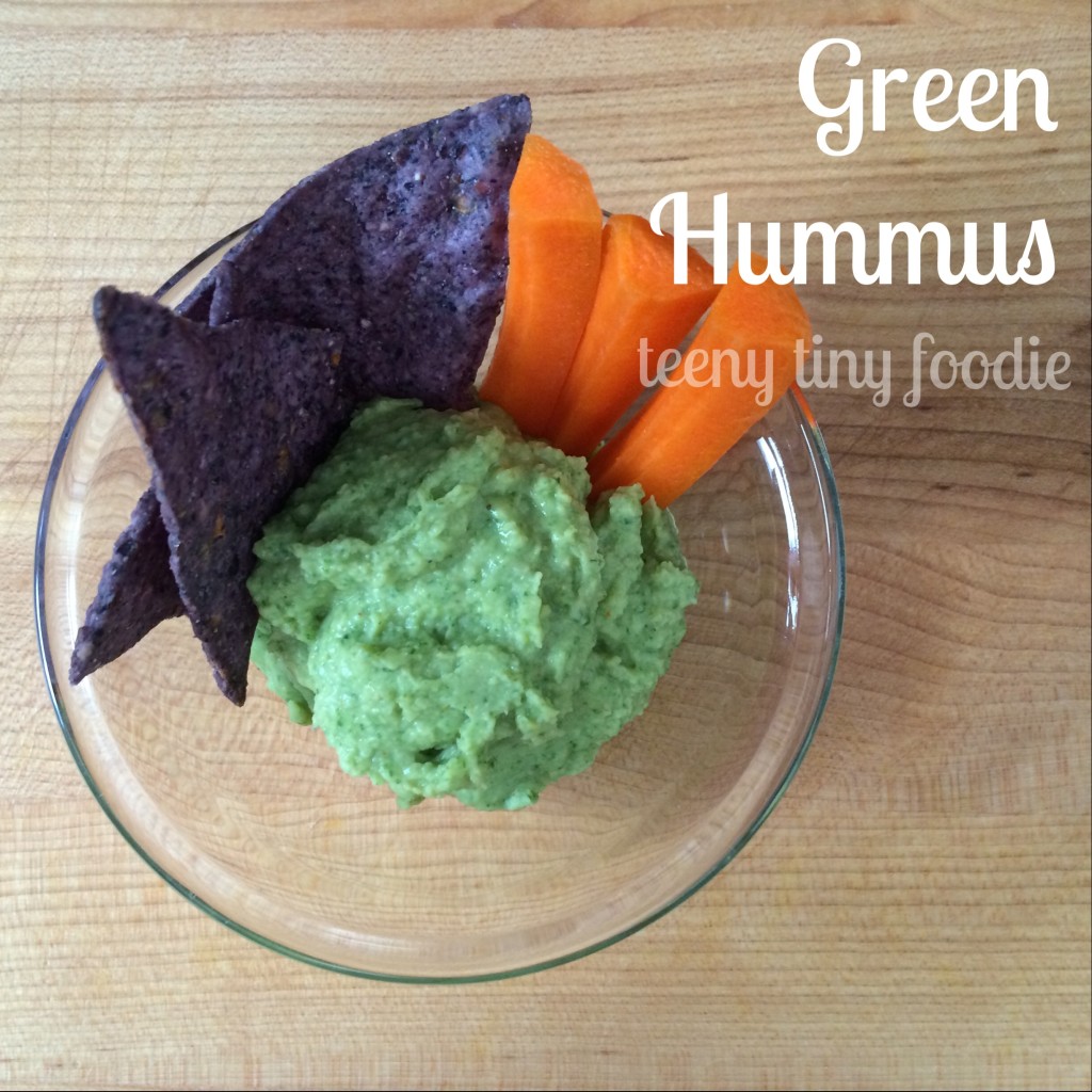 Green Hummus from teeny tiny foodie