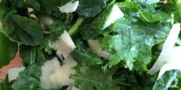 Shaved Apple & Baby Kale Salad from teeny tiny foodie