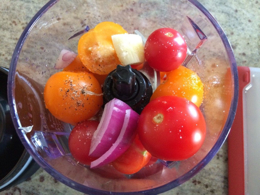 Prep for Salsa Salad Dressing from teeny tiny foodie