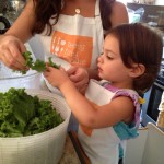 Massaging kale from teeny tiny foodie
