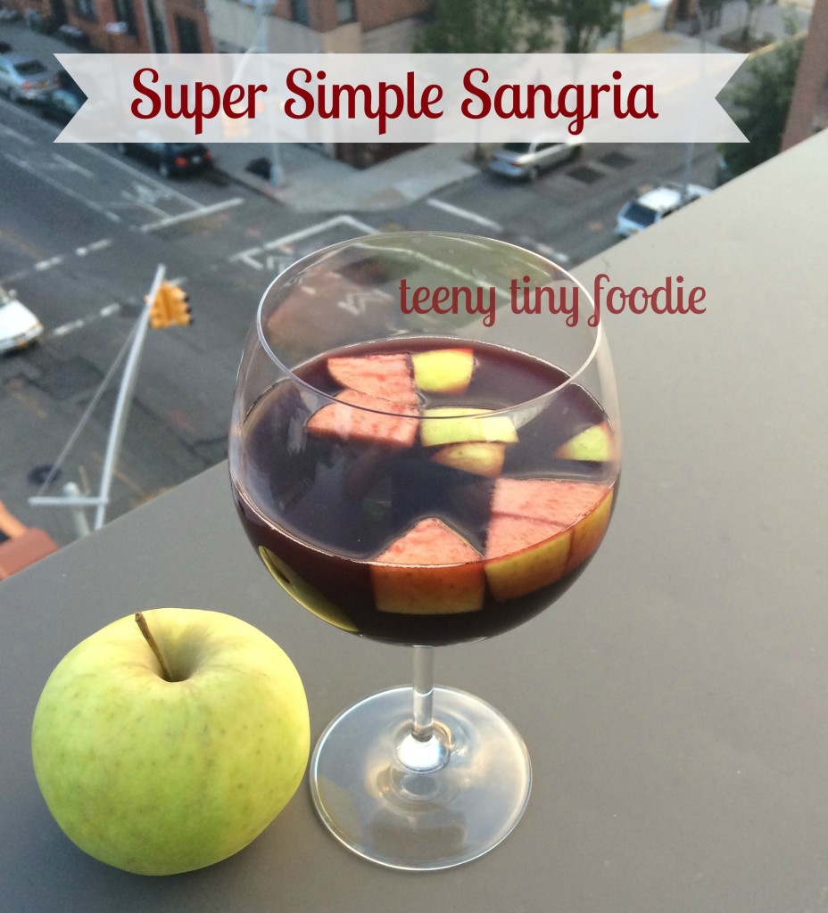 Super Simple Sangria from teeny tiny foodie