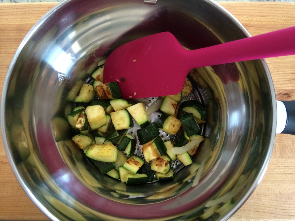 Ingredients for Zucchini Mint Purée from teeny tiny foodie