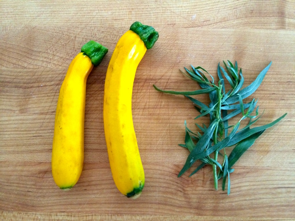 Ingredients for Yellow Squash and Tarragon Purée from teeny tiny foodie