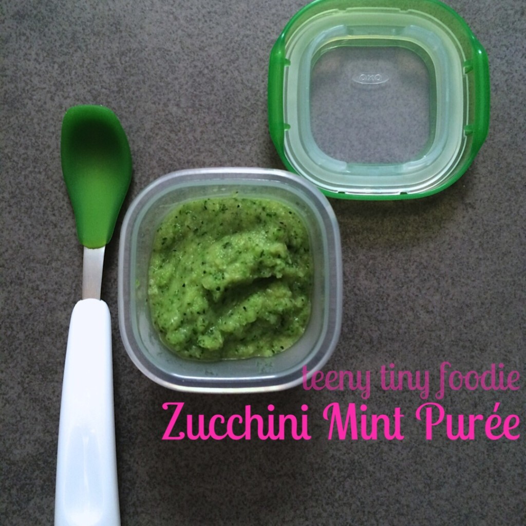 Zucchini Mint Purée from teeny tiny foodie