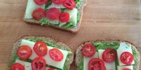 Avocado Tomato and Cheese Sandwich from teeny tiny foodie
