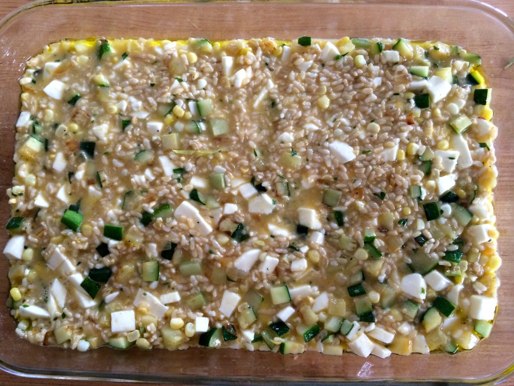 Ready to go into the oven! Farm Fresh Frittata from teeny tiny foodie