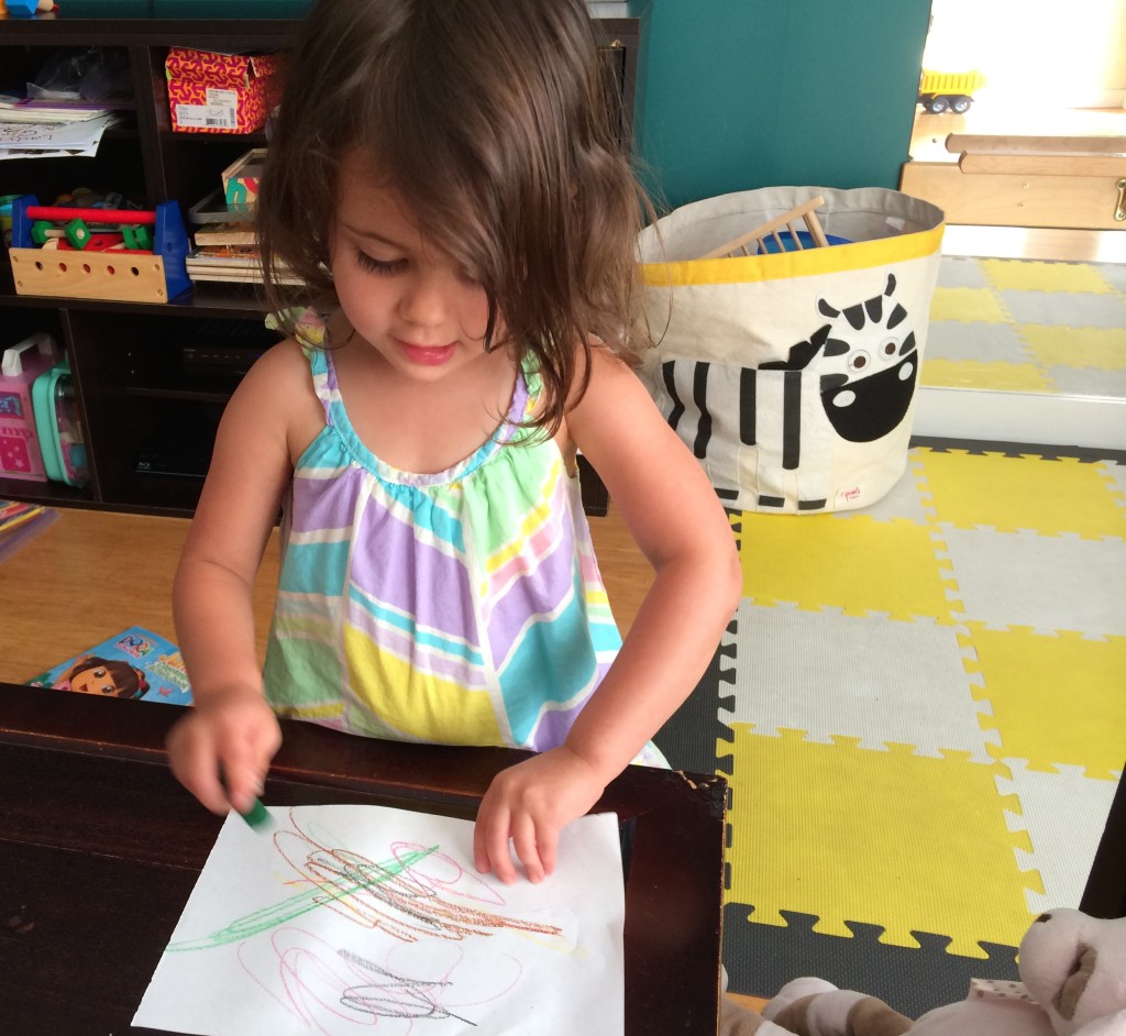 Eliana, from teeny tiny foodie, is drawing her dream lunch: kale chips, quesadilla and yogurt for #RockTheLunchbox