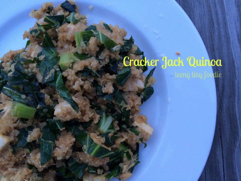 Cracker Jack Quinoa from teeny tiny foodie #vegan #healthy #quinoa