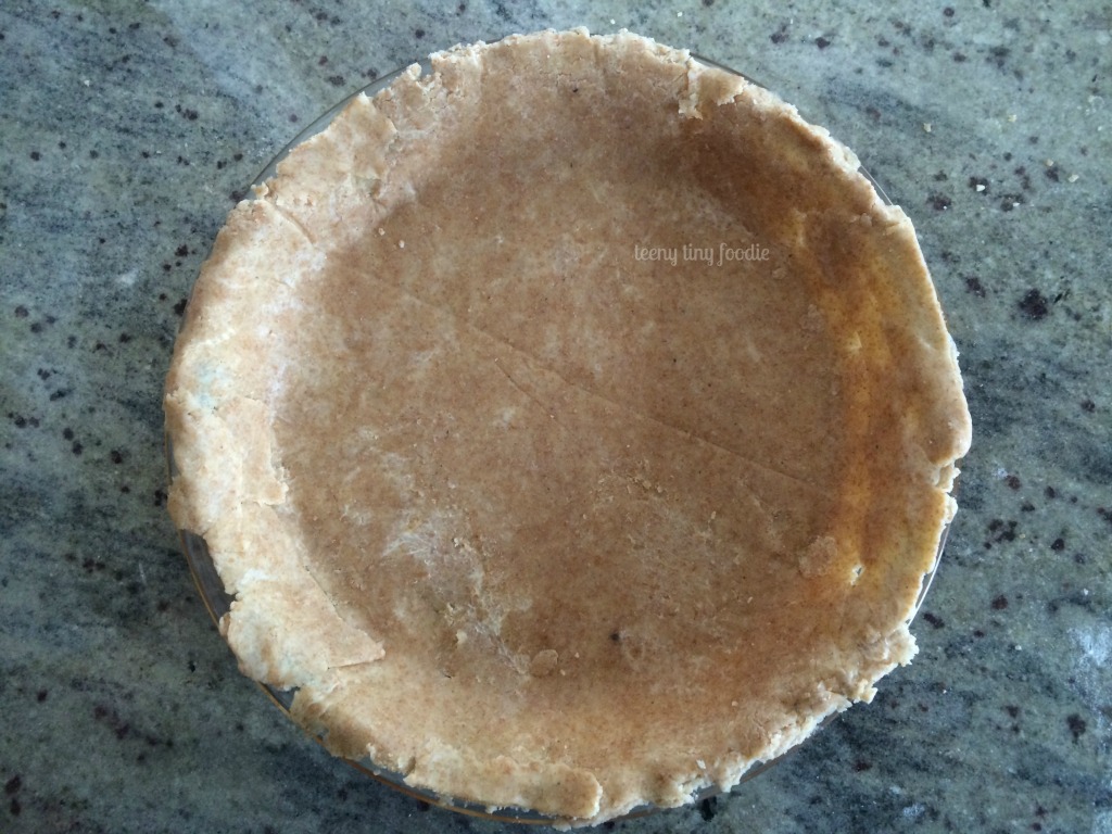 My "Franken-crust" #piecrust from teeny tiny foodie #Thanksgiving  #holiday #dessert!