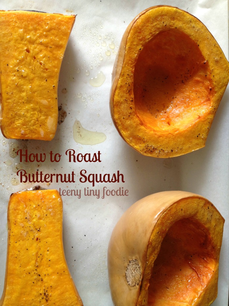 How to Roast Butternut Squash from teeny tiny foodie