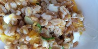 Farro with Butternut Squash from teeny tiny foodie is a delicious #vegetarian or #vegan addition to your #Thanksgiving dinner