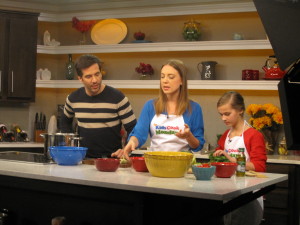 Diana explains cooking step Better TV Show TKCM