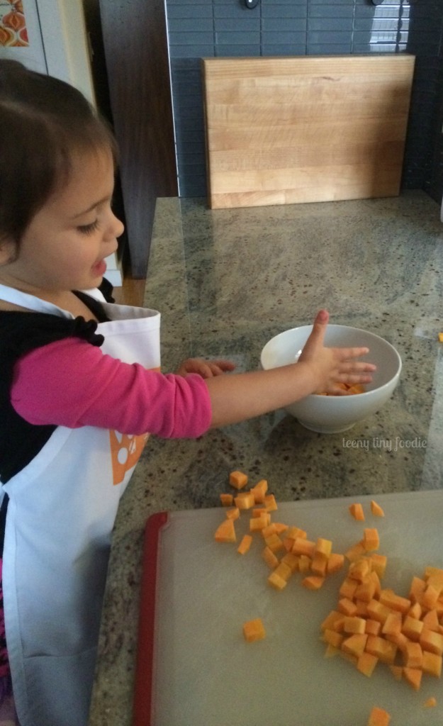 Very Veggie Soup from teeny tiny foodie will nourish and warm your family from the inside out this winter! #vegetarian #kidsinthekitchen #toddlerscancook #vegan #soup