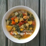 Very Veggie Soup from teeny tiny foodie will nourish and warm your family from the inside out this winter! #vegetarian #kidsinthekitchen #toddlerscancook #vegan #soup