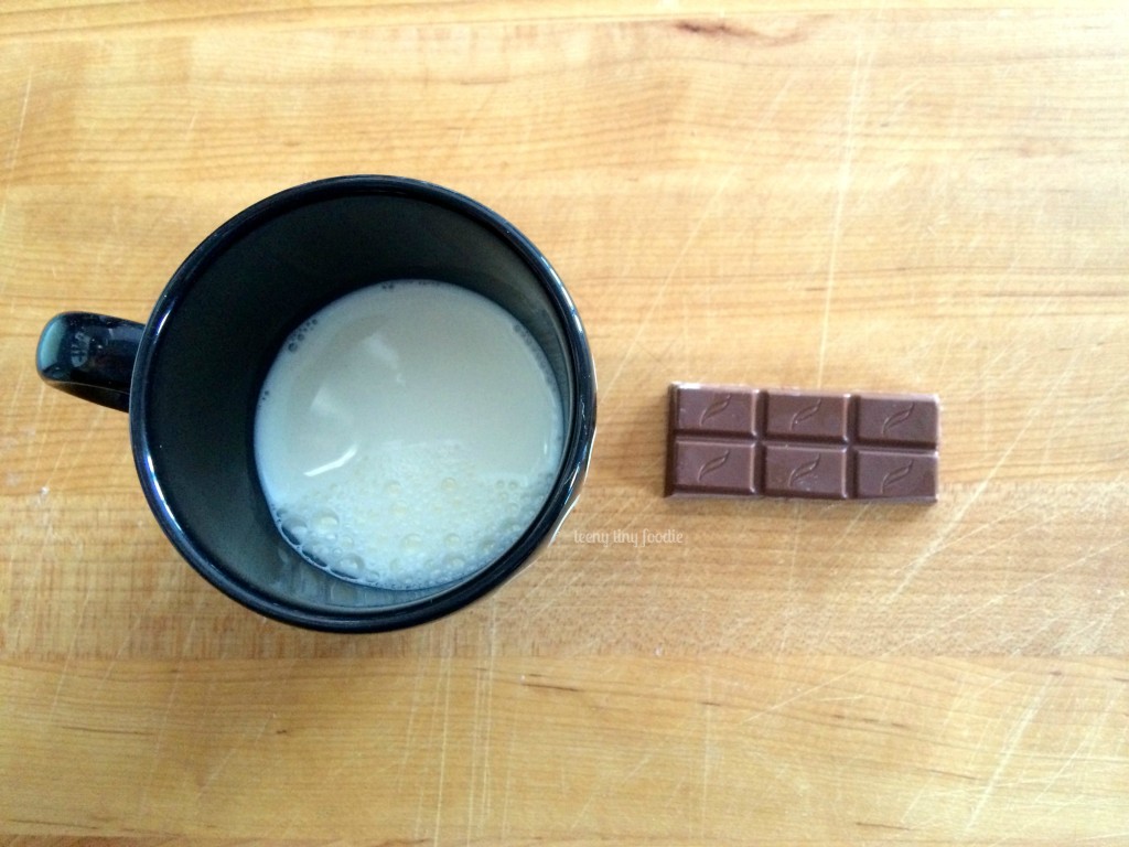 Homemade Hot Chocolate from teeny tiny foodie will keep you warm and cozy this winter! #hotchocolate #kidsinthekitchen #toddlerscancook