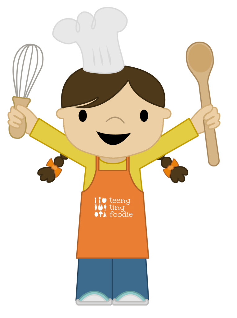 Eliana the Chef from teeny tiny foodie will be bringing you free printable recipes written just for kids!  #kidsinthekitchen #toddlerscancook