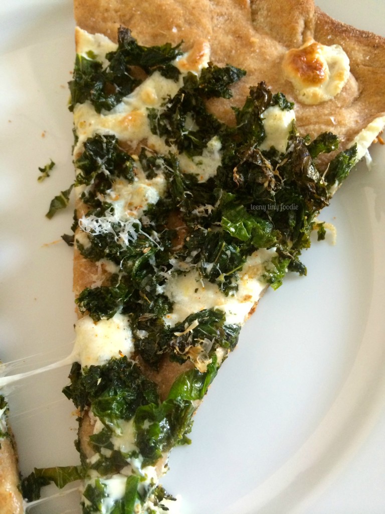 Lemony Kale Pizza from teeny tiny foodie is being shared as part of the #LoveHealthy Veggie Love Campaign #pizza #kale #healthy #veggies