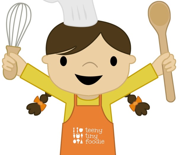 Eliana the Chef from teeny tiny foodie will be bringing you free printable recipes written just for kids! #kidsinthekitchen #toddlerscancook